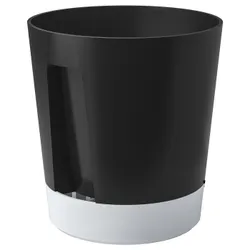 IKEA VÅRDTRÄD(905.708.64) Самостоятельный горшок, С колесами внутреннего/внешнего/прозрачного антрацита