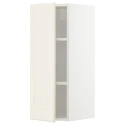 IKEA METOD(194.654.81) навесной шкаф с полками, белый / кремовый Бодбин