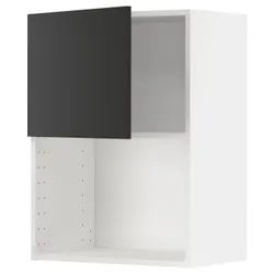 IKEA METOD(894.989.68) шафа для мікрохвильової печі, білий/Nickebo матовий антрацит