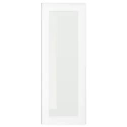 IKEA HEJSTA(305.266.33) Стеклянная дверь, белое/прозрачное стекло