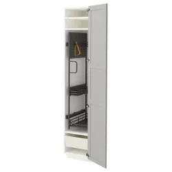 IKEA METOD / MAXIMERA(795.742.55) High Cabinet/Interior Inn, Biały/Lerhyttan Light Grey