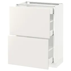 IKEA METOD / MAXIMERA(490.517.19) 2-дверный / 3-местный, белый / Веддинге белый