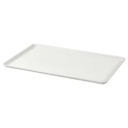 IKEA VÄLVÅRDAD(306.053.24) тарелки, белый/оцинкованный
