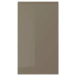 IKEA VOXTORP(805.817.78) Фронт для посудомоечной машины, Темно -серый коричневый блеск