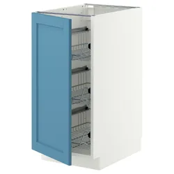 IKEA METOD(996.007.05) шафи з кошика друка, Biały/Lerhyttan Blue