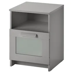 IKEA BRIMNES(405.982.57) Ночной стол, серый