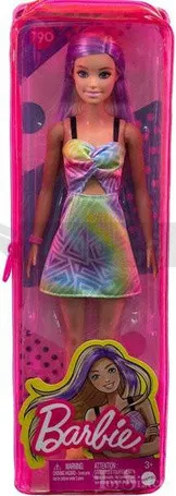 Кукла Барби Fashionistas в геометрическом платье HBV22