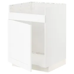 IKEA METOD(994.733.78) HAVSEN 1-местная тумба под мойку, Enköping белый / под белое дерево