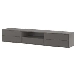 IKEA EKET(895.809.82) Телевізійне кабінет, hifi, темно -сірий