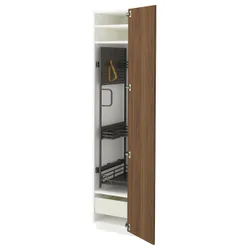 IKEA METOD / MAXIMERA(695.742.46) High Cabinet/Interior Inn, Биал/Тисторп имитация коричневого грецкого ореха