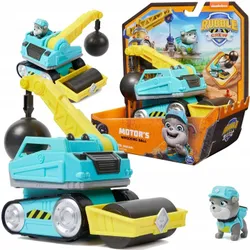 PAW PATROL RUBBLE&CREW СТРОИТЕЛЬНАЯ АВТОМОБИЛЬНАЯ МАШИНА С ФИГУРКОЙ 6 СМ