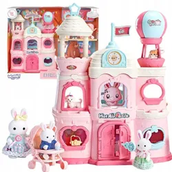 BUNNY VILLA ВЕЛИКИЙ ЛЯЛЬКОВИЙ БУДИНОК ЗАМОК ФІГУРКИ WOOPIE АКСЕСУАРИ