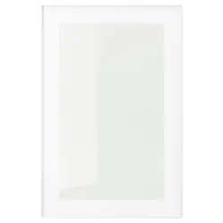 IKEA HEJSTA(405.266.37) скляні двері, біле/прозоре скло