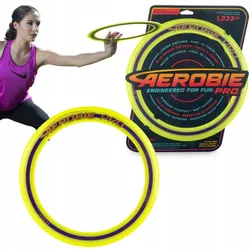 КОЛЬЦО ДЛЯ МЕТАНИЯ ФРИСБИ AEROBIE PRO, ЖЕЛТОЕ, 33 СМ