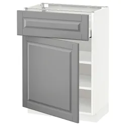 IKEA METOD / MAXIMERA(594.602.69) шкаф stj szu / дверь, белый / Бодбин серый