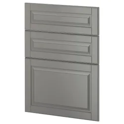 IKEA METOD(994.498.59) 3 передні панелі для посудомийної машини, Бодбін сірий