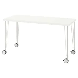 IKEA LAGKAPTEN / KRILLE(194.171.74) стол письменный, белый