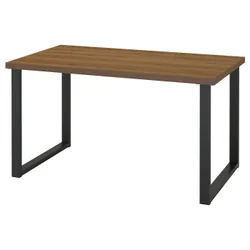IKEA SKÅLSTA(596.081.19) стол, ореховая/черная форма