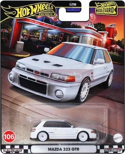 HOT WHEELS PREMIUM BOULEVARD #106 MAZDA 323 GTX TURBO HRT59