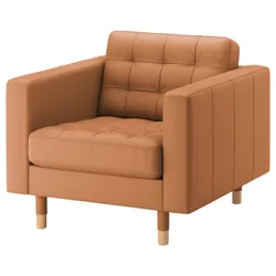 IKEA LANDSKRONA(192.691.97) Крісло, Grann / Bomstad золотисто-коричневий / дерев