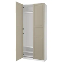 IKEA PAX / TYSSEDAL(996.036.62) Комбинация гардероба, белый/серо -разгр