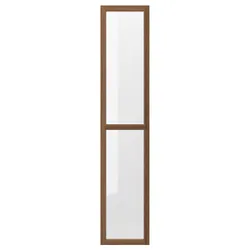 IKEA OXBERG(205.087.00) Стеклянная дверь, коричневый орех