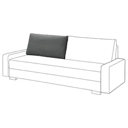 IKEA GRÄLVIKEN (604.980.54) подушка спинки 3o диван-ліжко, темно-сірий / запчастина