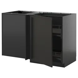 IKEA METOD(195.894.05) Кутовий шафа з висотою полиці, Чарнозарій/upplöv матовий антрацит