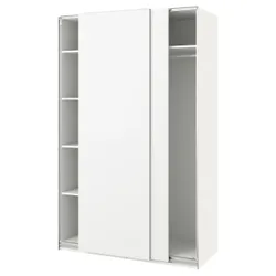 IKEA PAX / HASVIK(394.297.55) гардероб, білий/білий