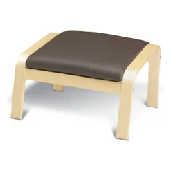 IKEA POÄNG (598.291.11) подставка для ног, березовый шпон / Глянец темно-коричневый