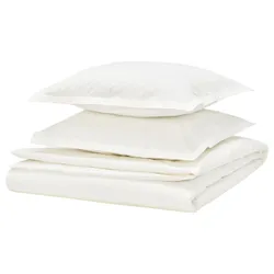 IKEA HAMPFLOCKEL(106.063.72) одеяло и 2 подушки, белый