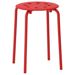 IKEA MARIUS (002.461.96) Табурет, червоний