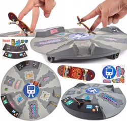 ВРАЩАЮЩАЯСЯ РАМПА ДЛЯ ГРИФОВ SHREDLINE 360 + СКЕЙТБОРД СПАСИБО TECH DECK