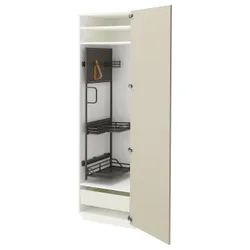 IKEA METOD / MAXIMERA(495.742.66) High Cabinet/Interior Inn, белый/havstorp beige