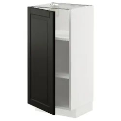 IKEA METOD(995.791.34) ST/полиці, Biały/Bodbyn Black