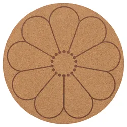 IKEA SVARTVIDE(405.508.11) блокнот, пробка/цветочный узор