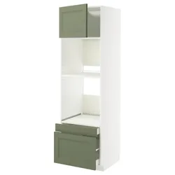 IKEA METOD / MAXIMERA(695.184.39) W Pie Pie/Pie Kom DR/2 SOW, Biały/Axstad Greya -green