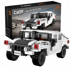 Конструктор військовий Humvee білий 328 деталей