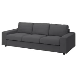 IKEA VIMLE(994.014.33) 3-місний диван, з широкими підлокітниками / Hallarp сірий