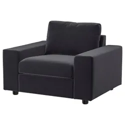 IKEA VIMLE(294.768.70) Крісло, з широкими підлокітниками/Дюпарп темно-сірий