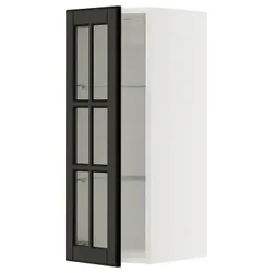 IKEA METOD(895.790.40) Должен половина/стекло, Biały/Bodbyn Black