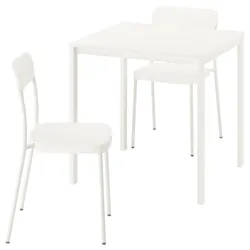 IKEA VIHALS / VIHALS(295.899.33) Стол и 2 стула, Белый белый/белый