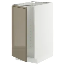 IKEA METOD(995.764.42) Шкаф STJ на раковине/Сорва. напрасно тратить, белый/voxtorp Gloss Dark -Brown