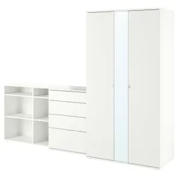 IKEA VIHALS(594.421.81) комбінований гардероб, білий