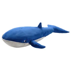 IKEA BLÅVINGAD(005.221.13) м'яка іграшка, синій кит