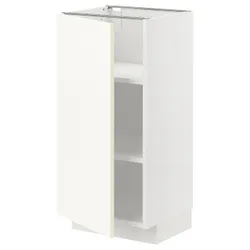 IKEA METOD(295.071.31) шафа/полиці, білий/Вальстена білий