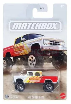 MATCHBOX CAR LIFE TIME 4/5 1968 Dodge D200 JCG48