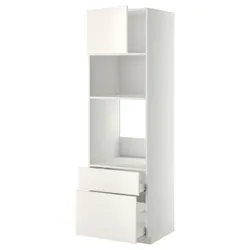 IKEA METOD / MAXIMERA(094.675.22) в сз д пирог / микр з дрз / 2 сзу, белый/Веддинге белый