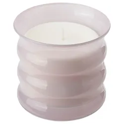 IKEA LUGNARE (605.021.50) ароматизована свічка в склі, жасмин / рожевий