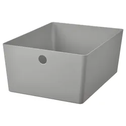 IKEA KUGGIS(405.991.48) контейнер, светло -серый